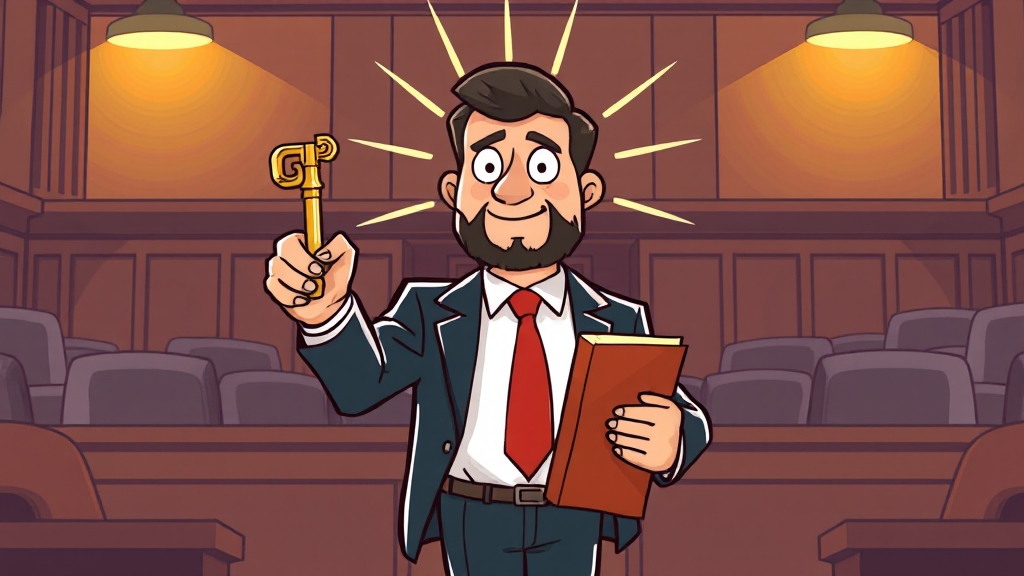 변호사 선임, 왜 중요할까? (cartoon 스타일)