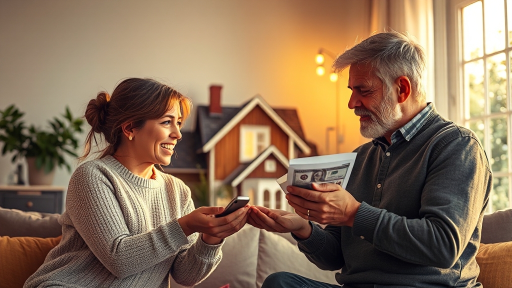 부담부증여 시 세금 종류: 증여세 & 양도세 (realistic 스타일)