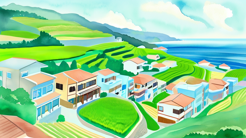 가파도 맛집 & 카페: 섬에서 즐기는 특별한 미식 경험 (watercolor 스타일)