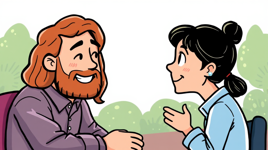 믿을 수 있는 개인회생 법률사무소 선택 가이드 (cartoon 스타일)