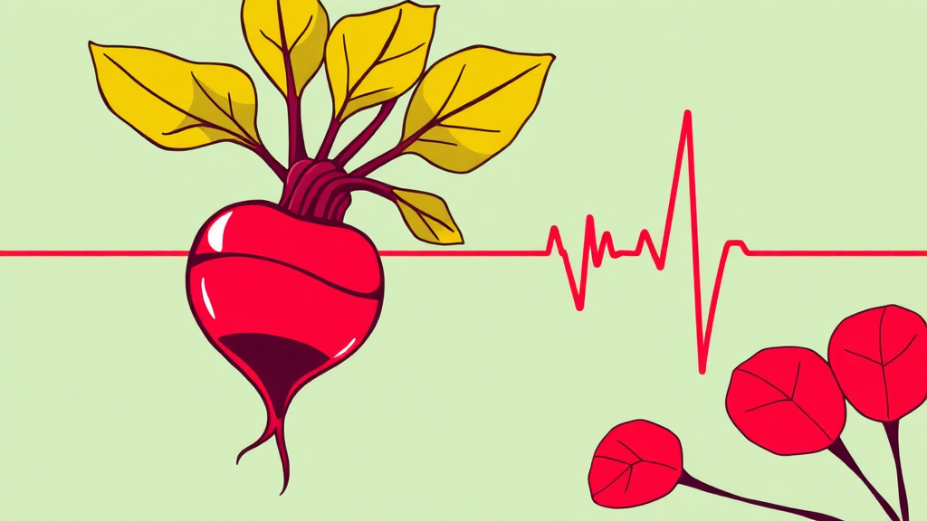 비트주스의 주요 효능 (illustration 스타일)