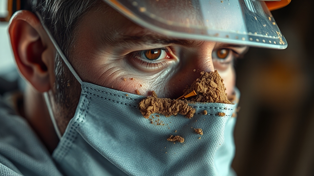 부비동암 원인 및 위험 요인 (realistic 스타일)