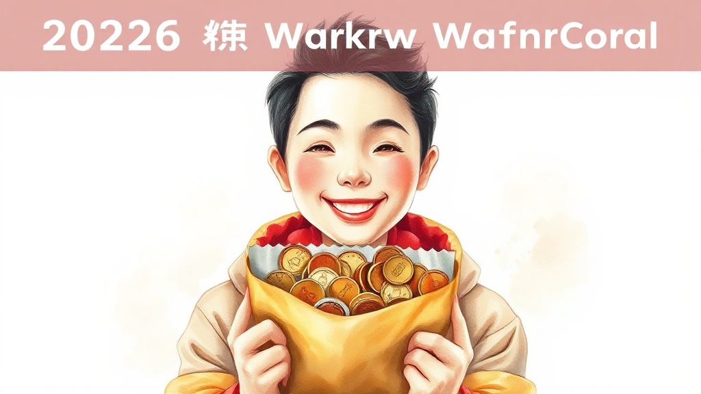 2026년 최저임금 인상 내용 및 배경 (watercolor 스타일)