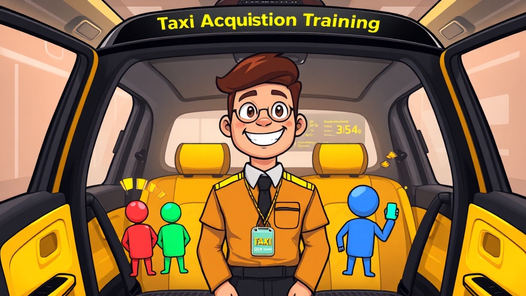 개인택시 양수교육이란? (cartoon 스타일)