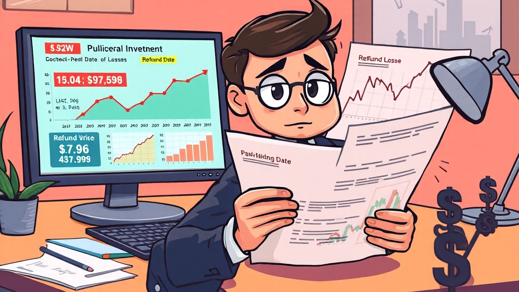 공모주 투자 유의사항 및 전략 (cartoon 스타일)