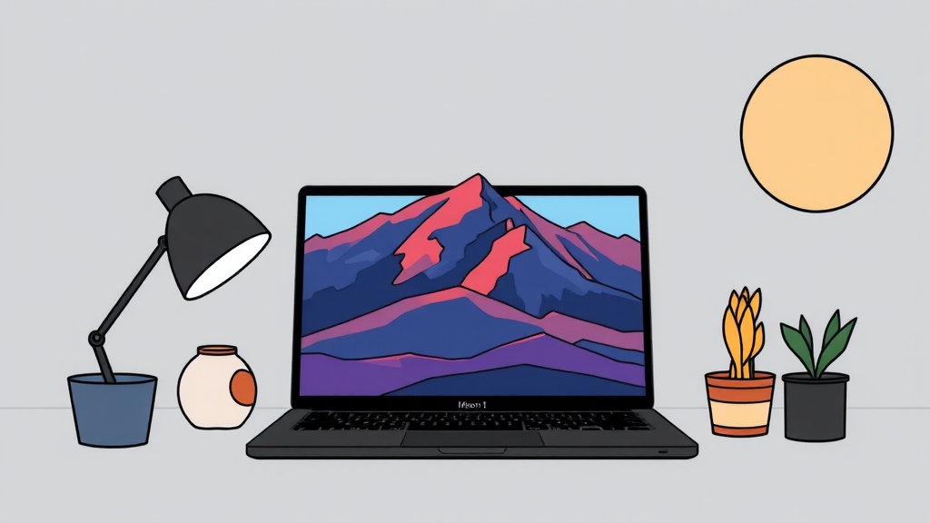 맥북 프로 16 M4 Pro: 첫인상 (cartoon 스타일)