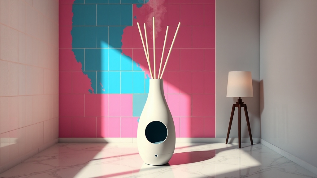 디퓨저 관리 팁 (popart 스타일)