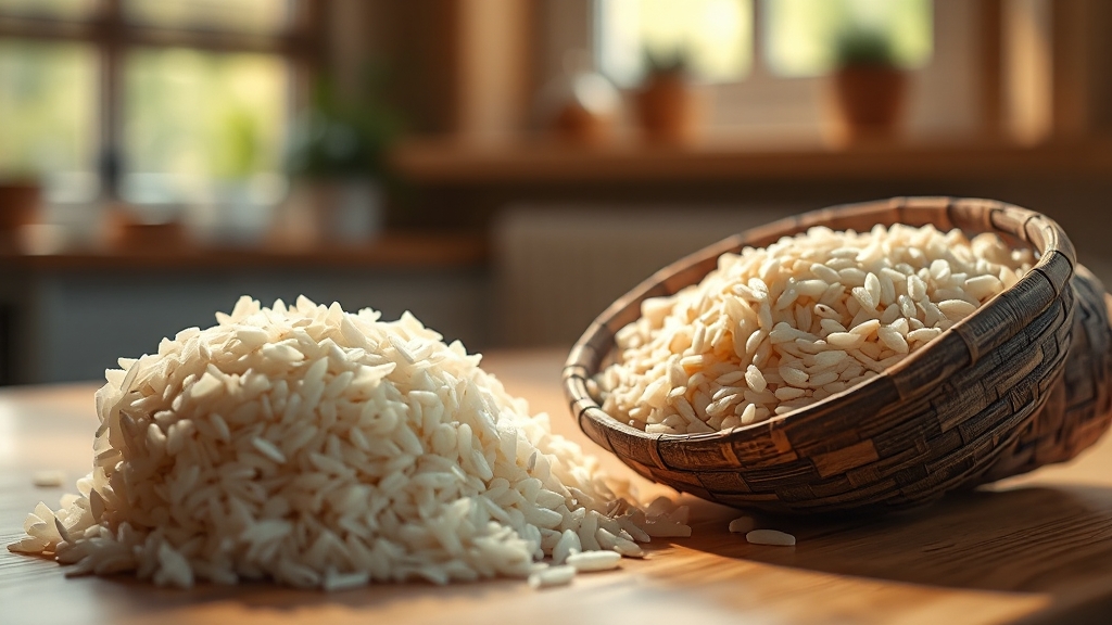 상황버섯쌀의 항암 효과 (realistic 스타일)