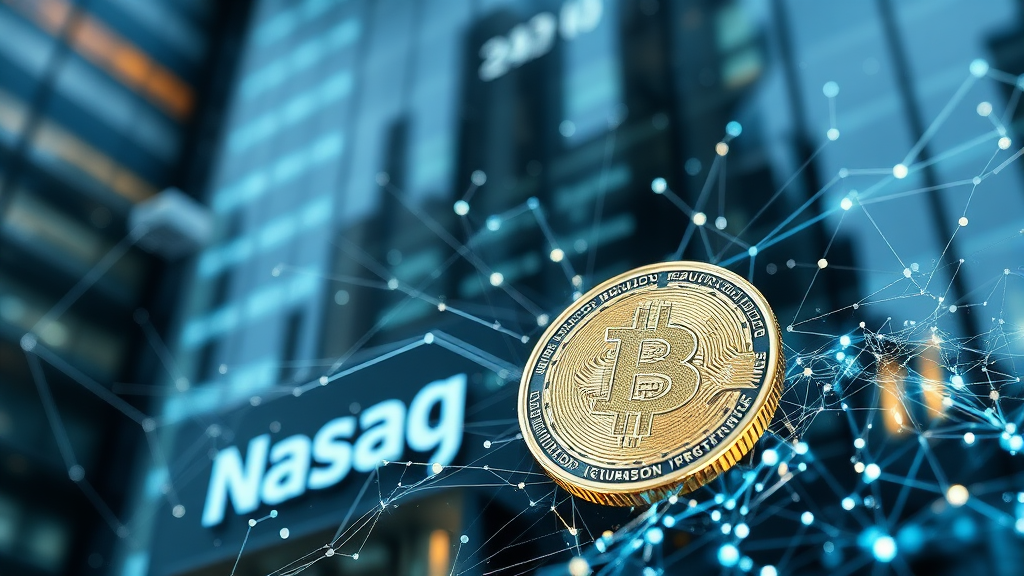 토큰화: 디지털 금융 혁신 (realistic 스타일)