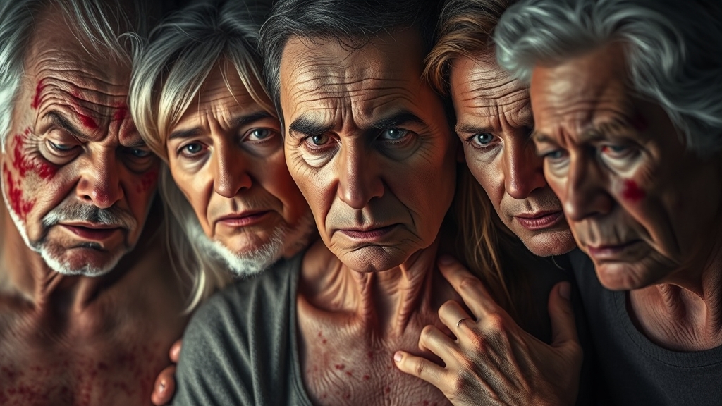 대상포진 원인, 수두 바이러스 때문? (realistic 스타일)