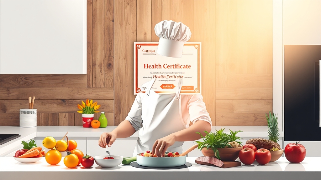 보건증, 왜 필요할까요? (illustration 스타일)