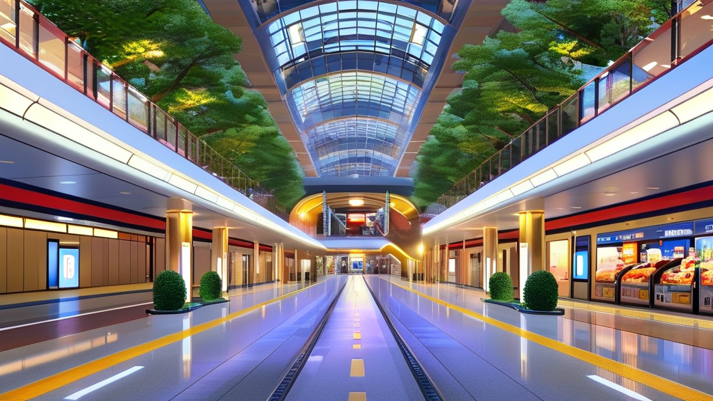 오사카 난바 토요코인: 최적의 위치와 교통 안내 (realistic 스타일)