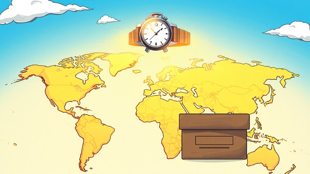 배송 조회 A to Z (cartoon 스타일)