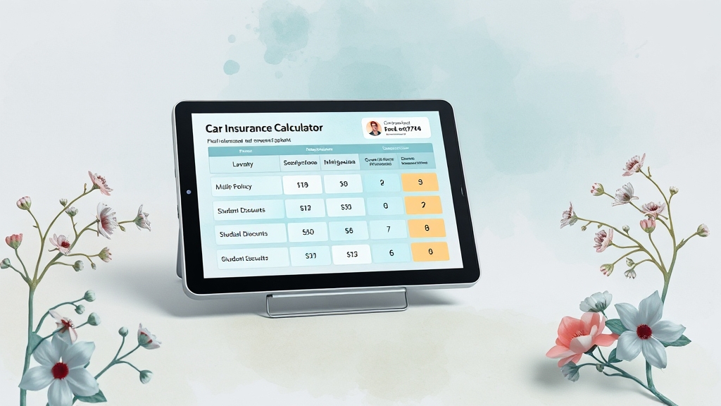 보험료 계산기, 왜 써야 할까? (watercolor 스타일)