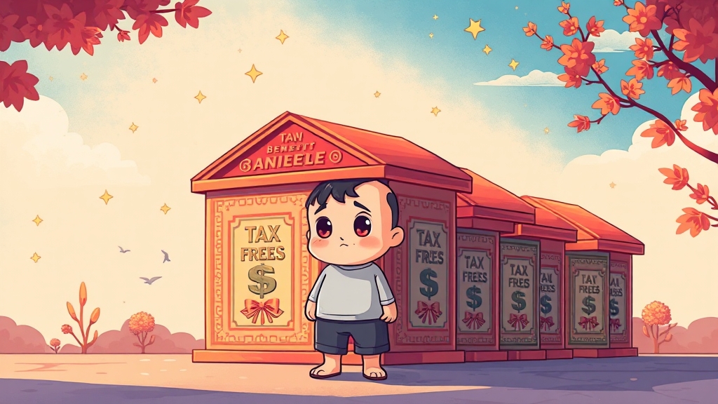 비과세 혜택, 어떻게 받을까? (cartoon 스타일)