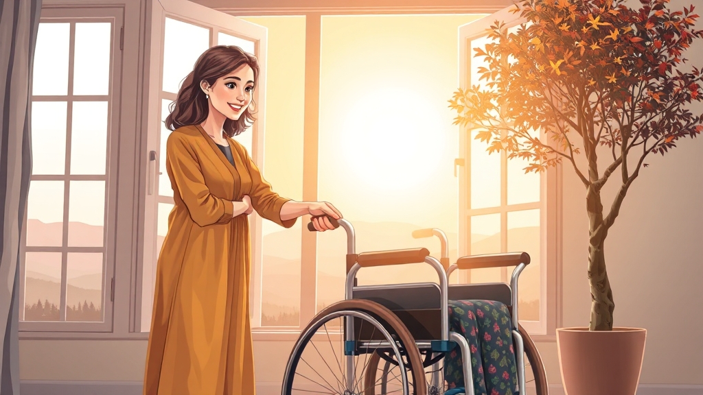 활동지원사, 어떤 일을 할까요? (illustration 스타일)