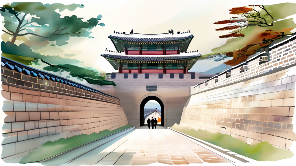 역사와 문화를 탐방하는 특별한 당일치기 코스 (watercolor 스타일)