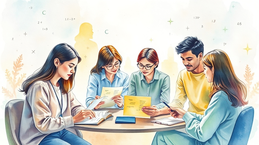 궁금한 점 해결 (watercolor 스타일)