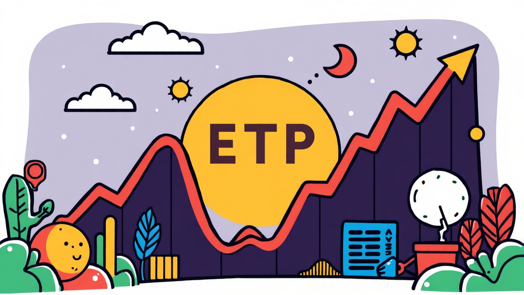 미래를 위한 현명한 ETF 투자 전략 (cartoon 스타일)