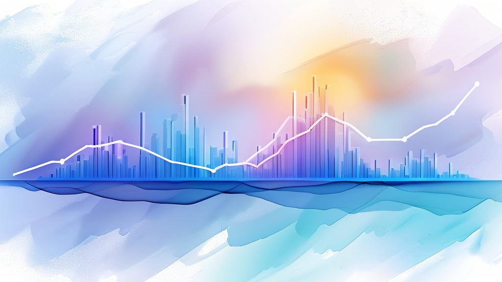 대출 승인 후 자금 관리와 사업 운영 (watercolor 스타일)