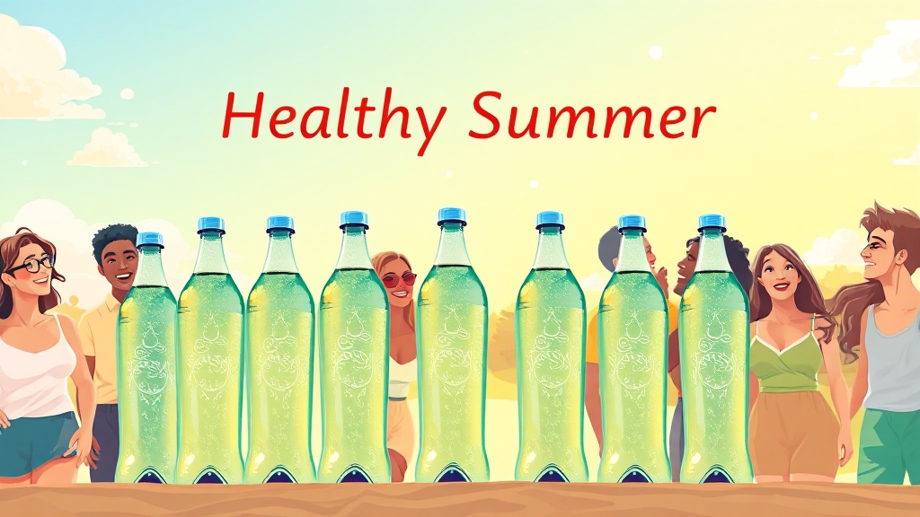 건강한 여름, 함께 만들어요! (illustration 스타일)
