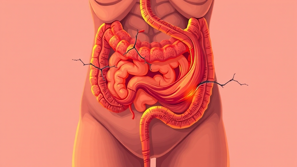 크론병이란 무엇일까요? (illustration 스타일)