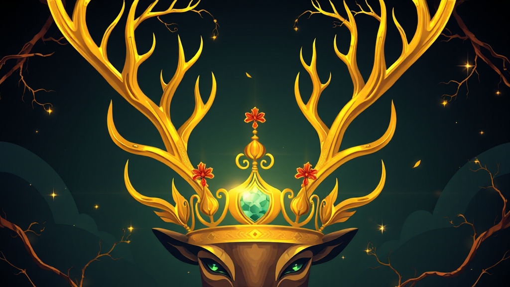 신라 금관의 가치와 특징 (illustration 스타일)