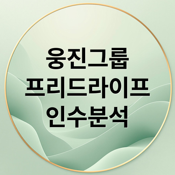 웅진그룹
프리드라이프
인수분석 (웅진 프리드라이프 인수 키스톤PE 티앤더블유코리아)