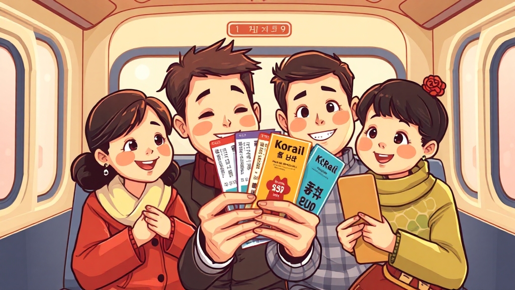 추석 기차표 예매 FAQ (cartoon 스타일)