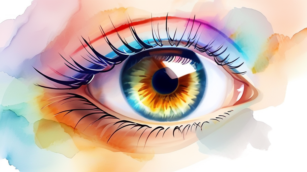 집에서 시작하는 안구건조증 완화법 (watercolor 스타일)