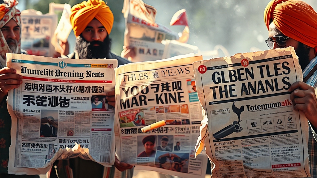 대중문화 관련 주요 뉴스 (realistic 스타일)