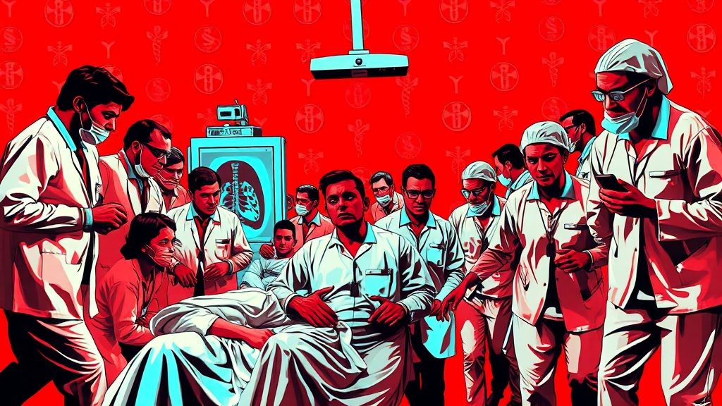 병원 방문이 필요한 경우와 주의사항 (popart 스타일)