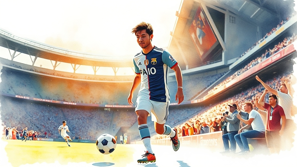 MLS 데뷔전, 현지 반응은? (watercolor 스타일)