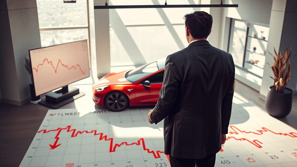 테슬라 주가, 왜 이렇게 흔들릴까? (realistic 스타일)