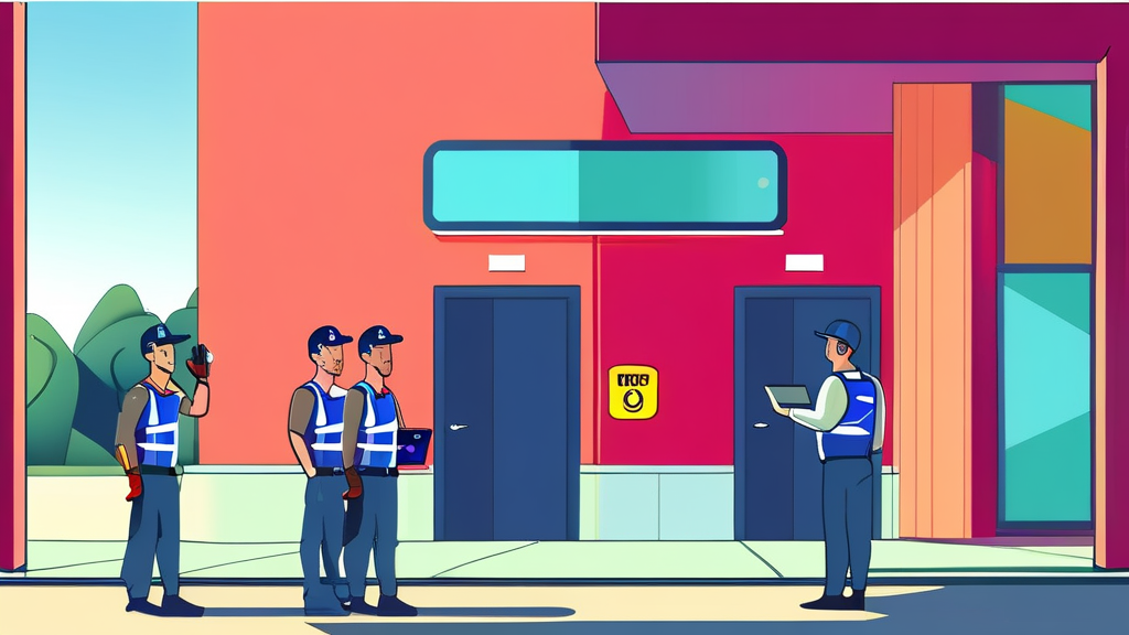 KB손해보험 긴급출동 서비스 이용 후기 및 만족도 (cartoon 스타일)