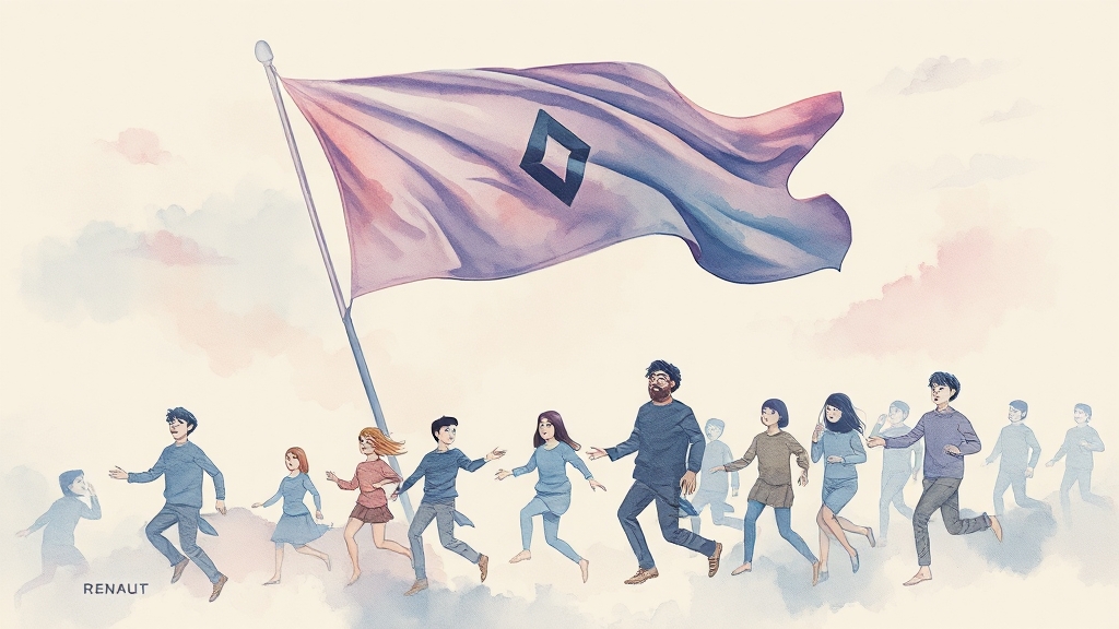 소수 의견의 중요성 (watercolor 스타일)