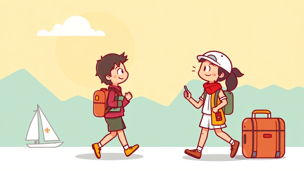 카카오 여행자보험, 이것만은 꼭 알아두세요! (cartoon 스타일)