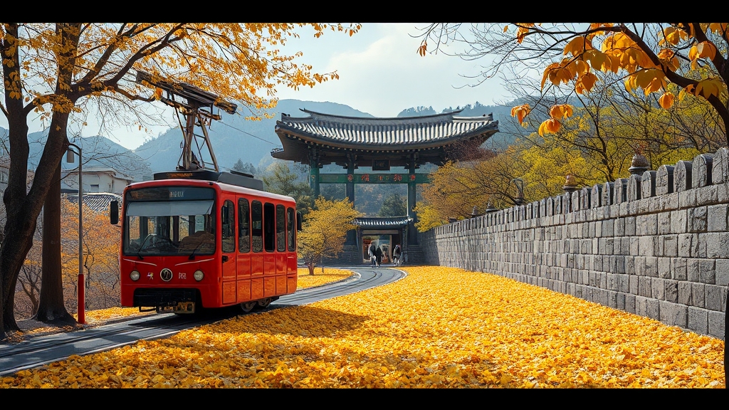 서울 단풍 시기 및 관람 팁 🗓️ (realistic 스타일)
