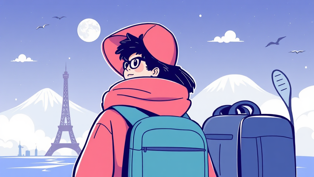 나에게 맞는 카카오 여행자보험 선택 가이드 (illustration 스타일)