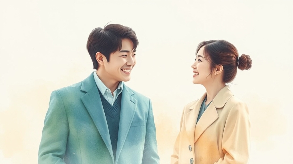 공개 연애 후 솔직한 심경 (watercolor 스타일)