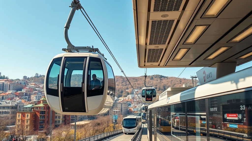 케이블카 위치 및 가는 길 (realistic 스타일)