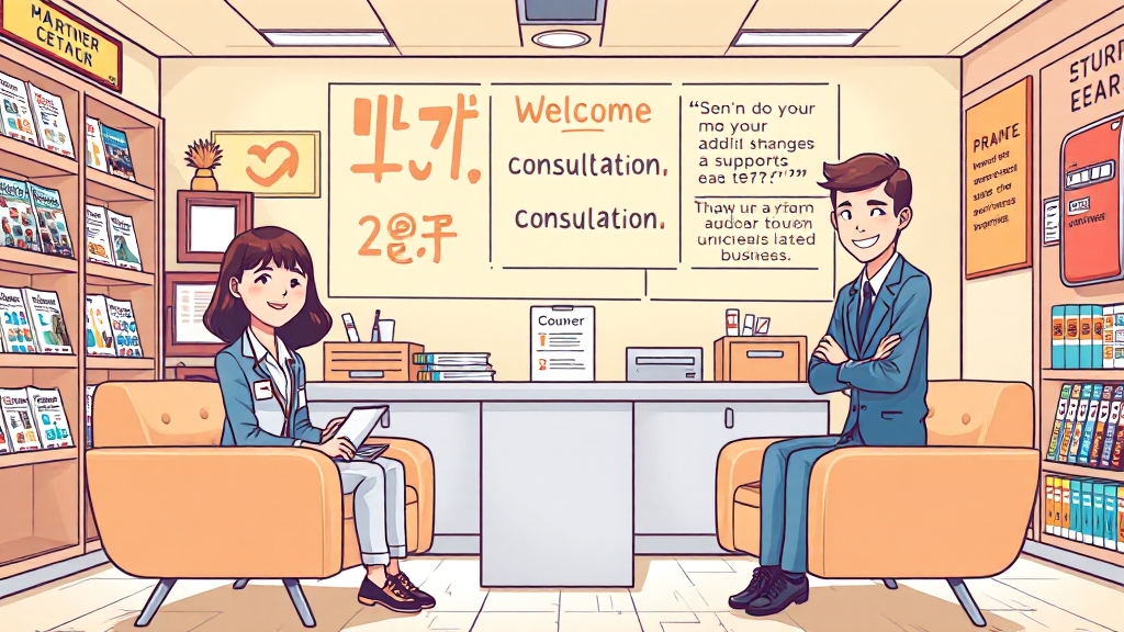 배민 파트너 전담센터 안내 (cartoon 스타일)