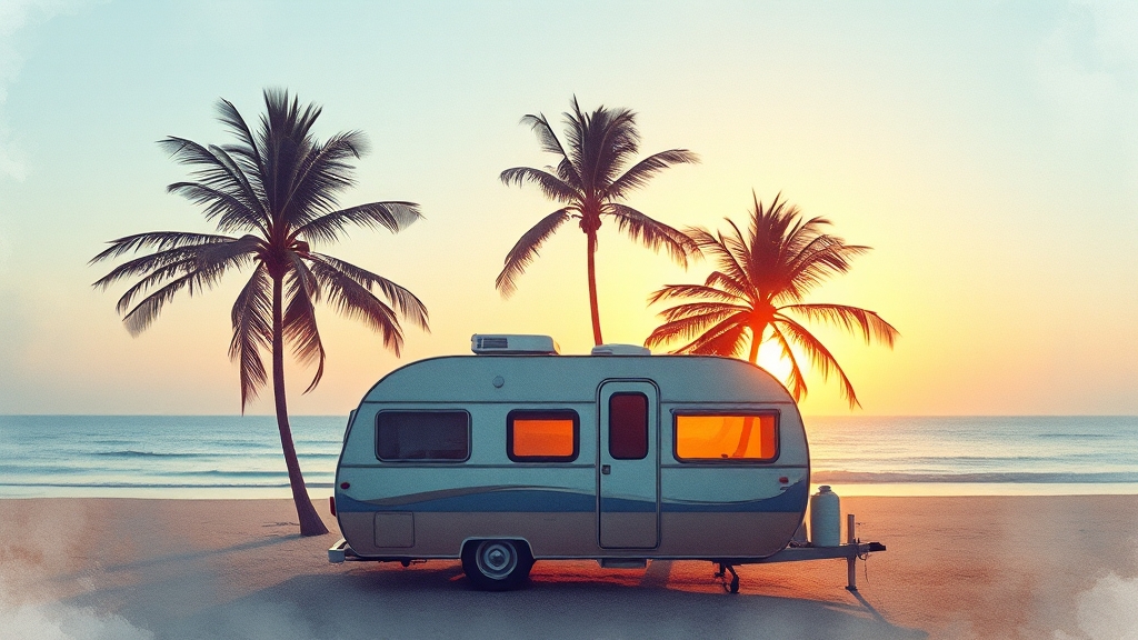 트로피칼드림 카라반 소개 (watercolor 스타일)