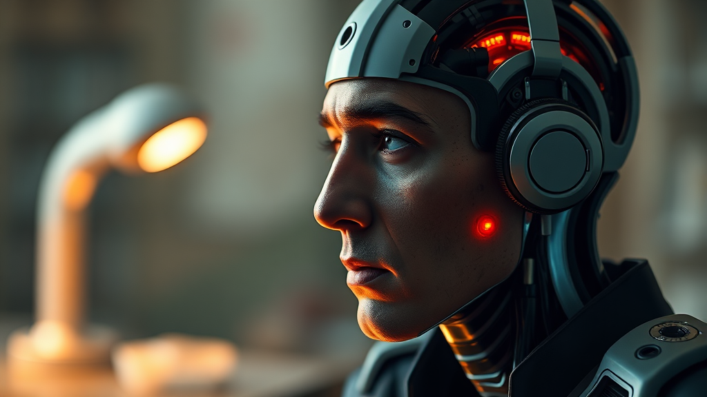 AI 부업, 어려움과 멘탈 관리 (realistic 스타일)