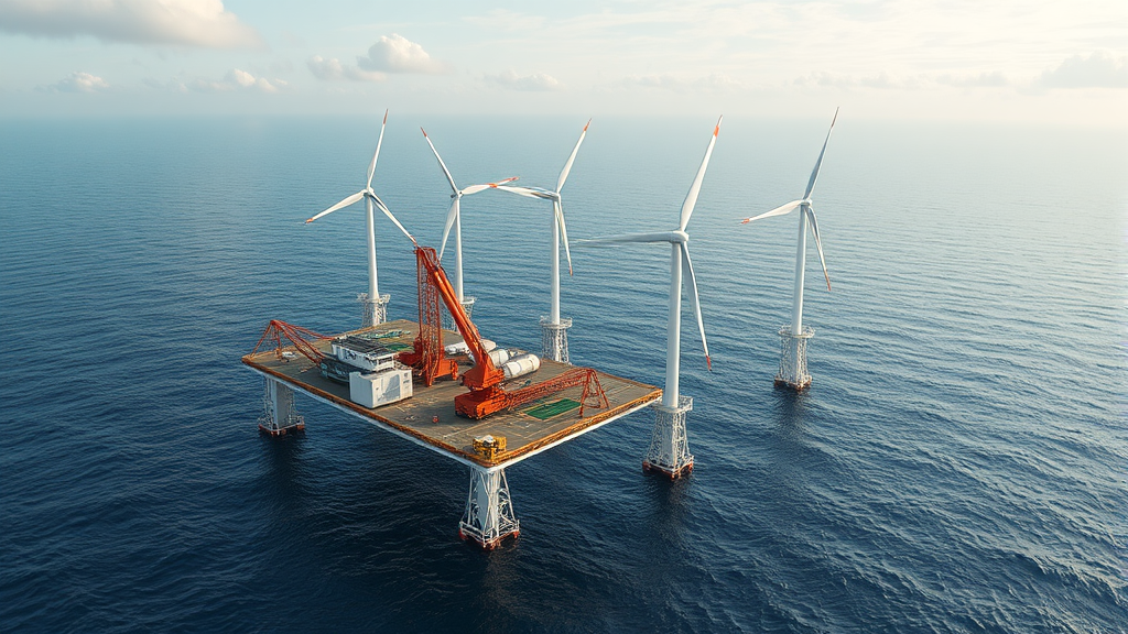 친환경 기술 개발 및 신흥 사업 확장 (realistic 스타일)