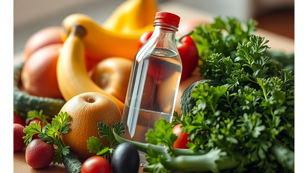 건강한 소변 유지를 위한 생활 습관 (realistic 스타일)