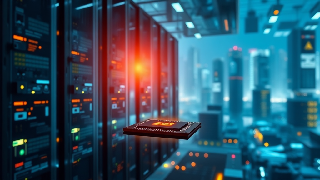 AI 반도체 시장 속 위상 (realistic 스타일)