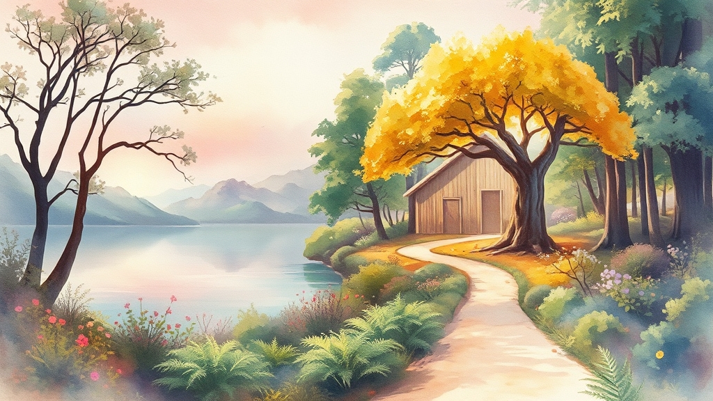 마무리 (watercolor 스타일)