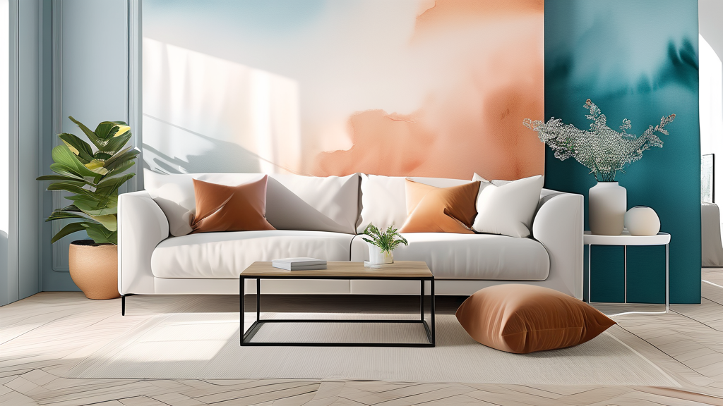 원룸 이사, 여성 고객을 위한 안전 강화 솔루션 (watercolor 스타일)