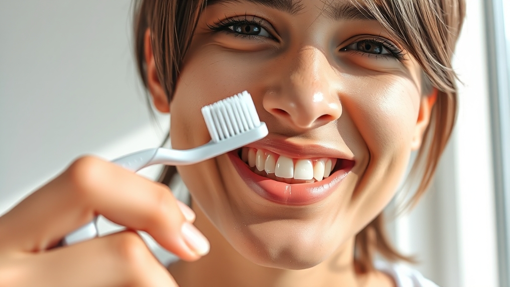 올바른 칫솔 사용법 (realistic 스타일)